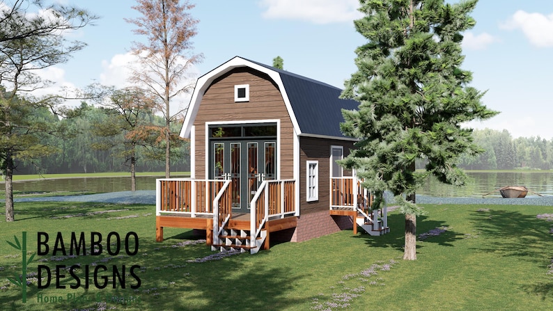 Woolbright 12x20 Tiny Home plan by Bamboo Designs