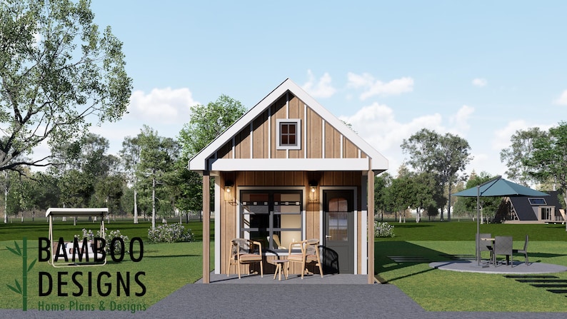Haru Tiny Home · 14x32 plan by Bamboo Designs