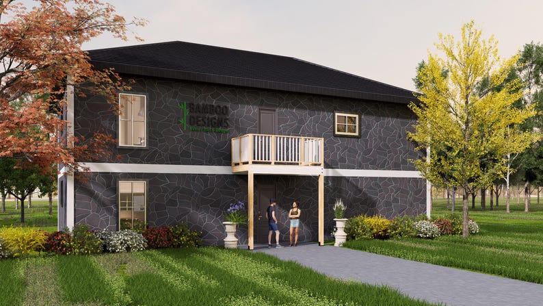 Seattle 6x10 Balcony Deck plan by Bamboo Designs