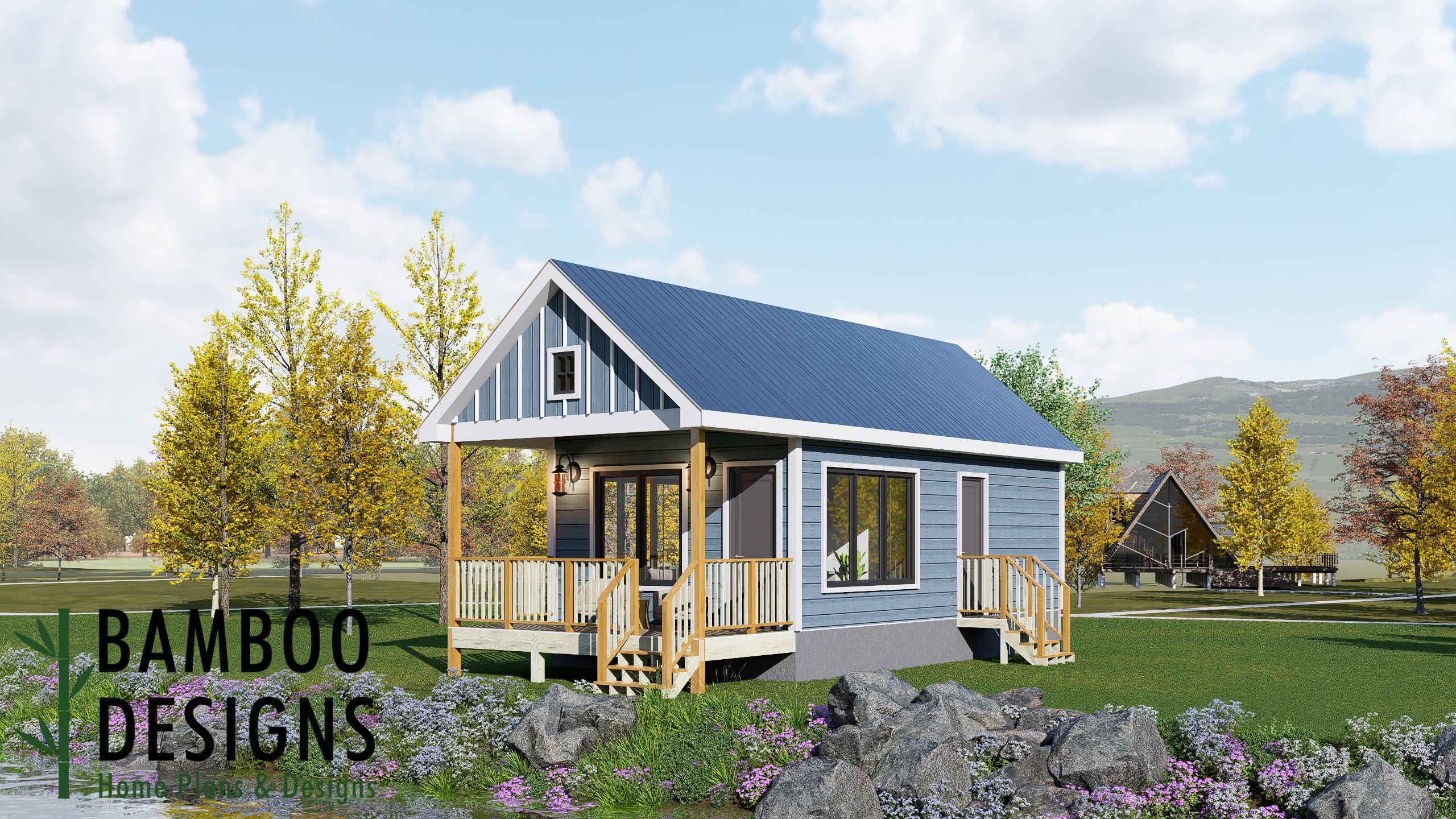 Image of Joon Tiny Home Plan - 16x30 Modern Backyard ADU | DIY Tiny House Plans (480 Sq Ft)