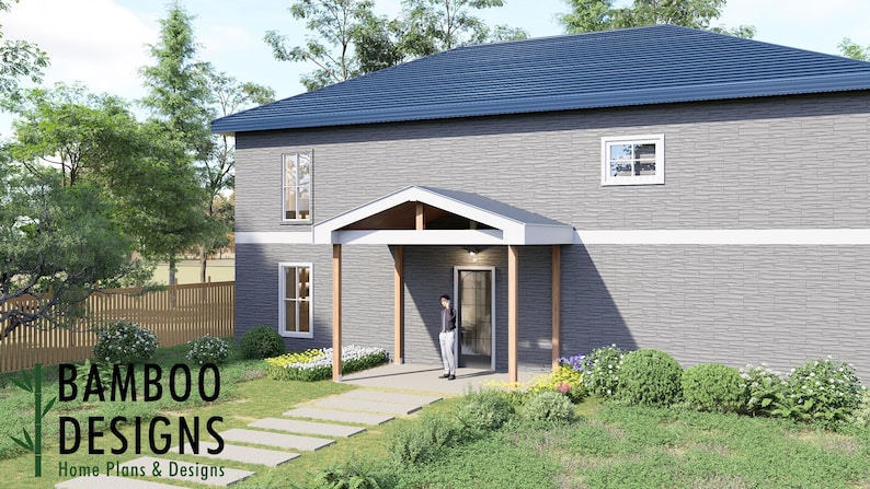 Toto Porch Cover · 10x14 plan by Bamboo Designs