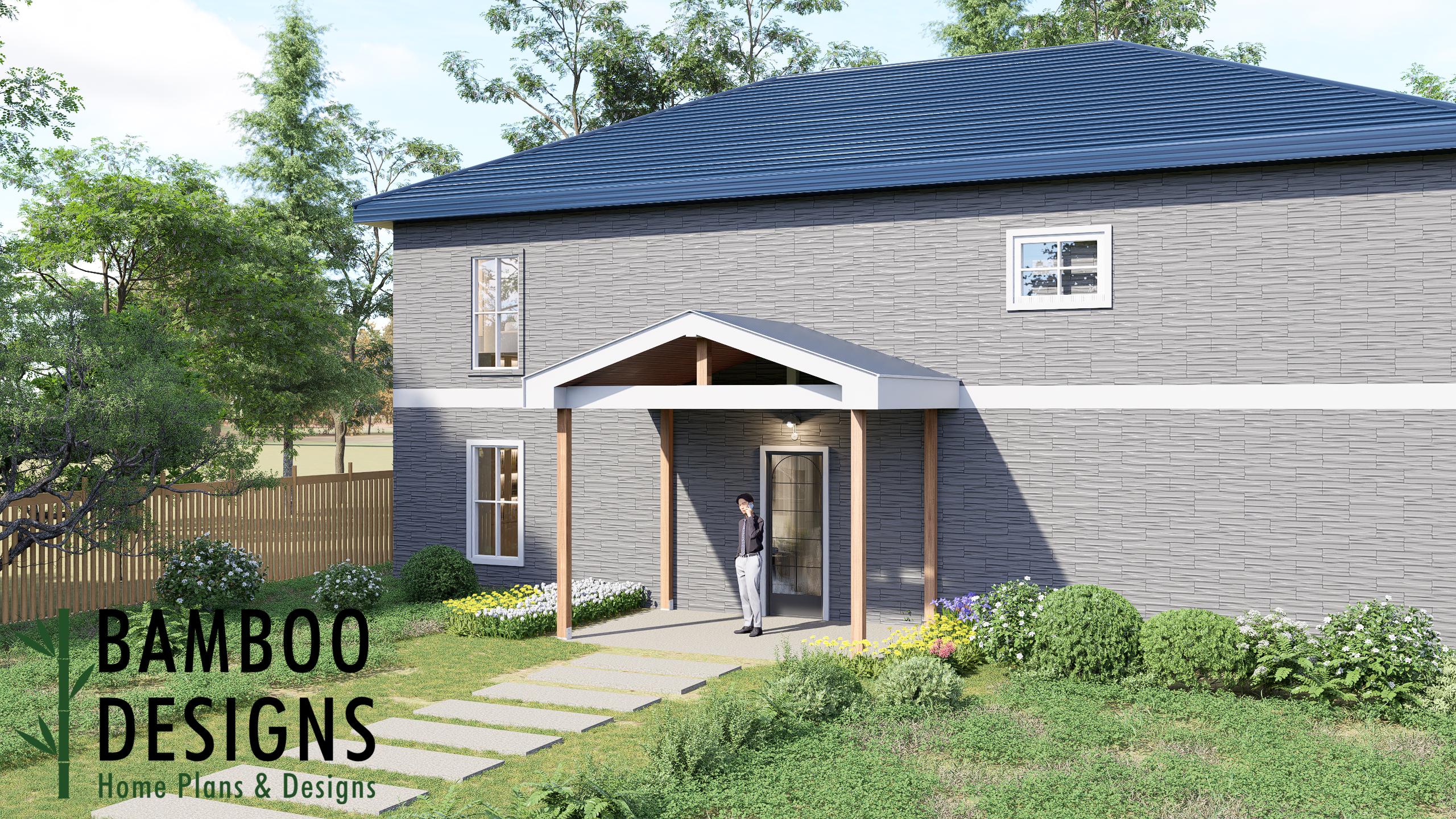 Image of Toto Porch Cover Plan - 10x14 Covered Patio Roof Design | DIY PDF Plans