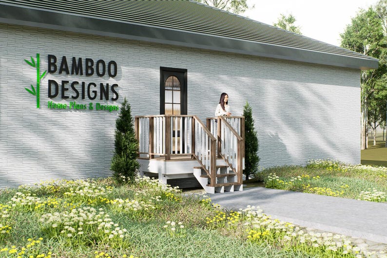 Crystal River Entry Deck · 5x8 plan by Bamboo Designs