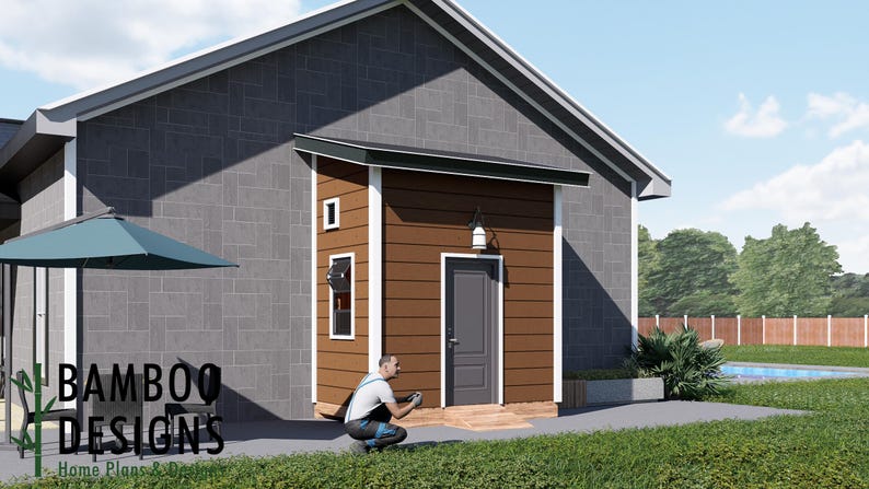 Eisley Lean-To Shed · 6x10 plan by Bamboo Designs