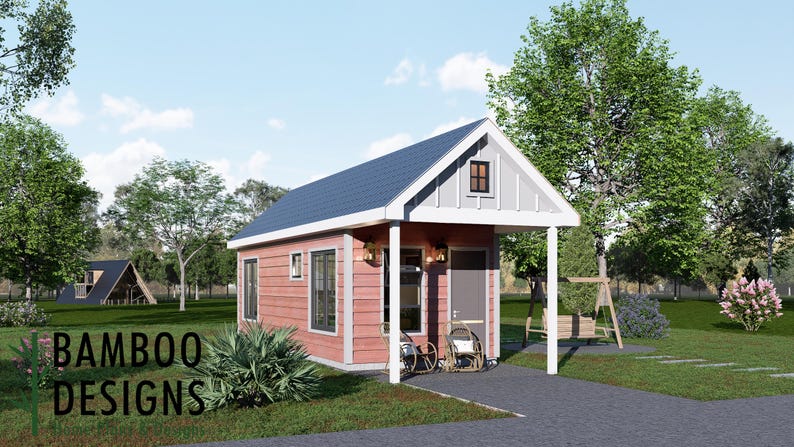 Akira 12x32 Tiny Home plan by Bamboo Designs