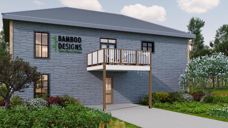 Tampa 12x12 Balcony Deck plan by Bamboo Designs