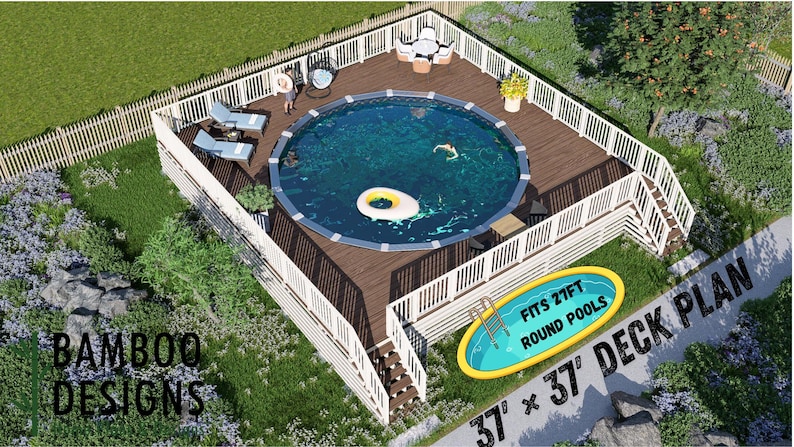 The Venetian Waterway · 37x37 plan by Bamboo Designs