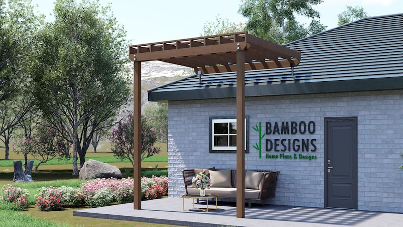 San Antonio Shade 10x10 plan by Bamboo Designs
