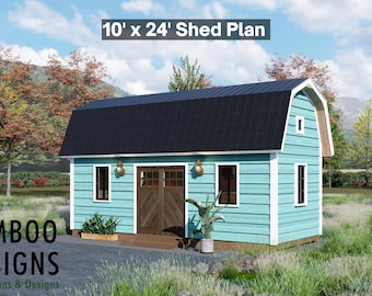 6x10 Gable Playhouse Shed Plans