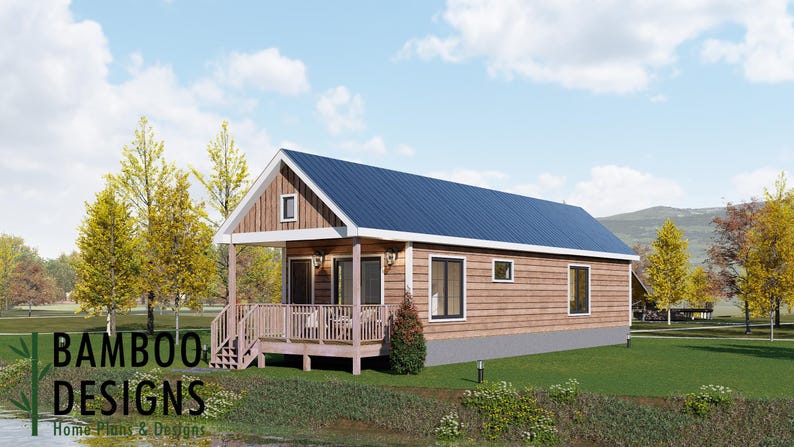 Wenley Tiny Home · 16x54 plan by Bamboo Designs