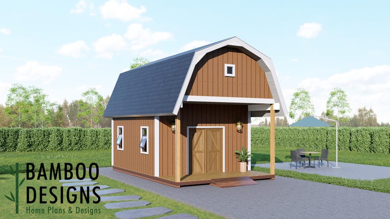 Ernest 16x24 Shed plan by Bamboo Designs