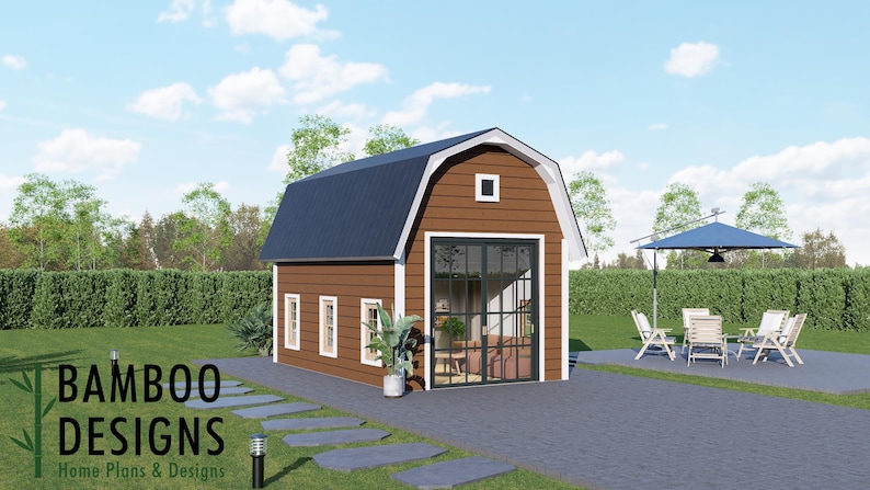 Krebs 12x20 Tiny Home plan by Bamboo Designs