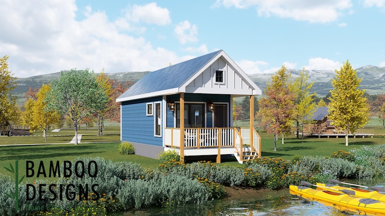 Batou 14x28 Tiny Home plan by Bamboo Designs
