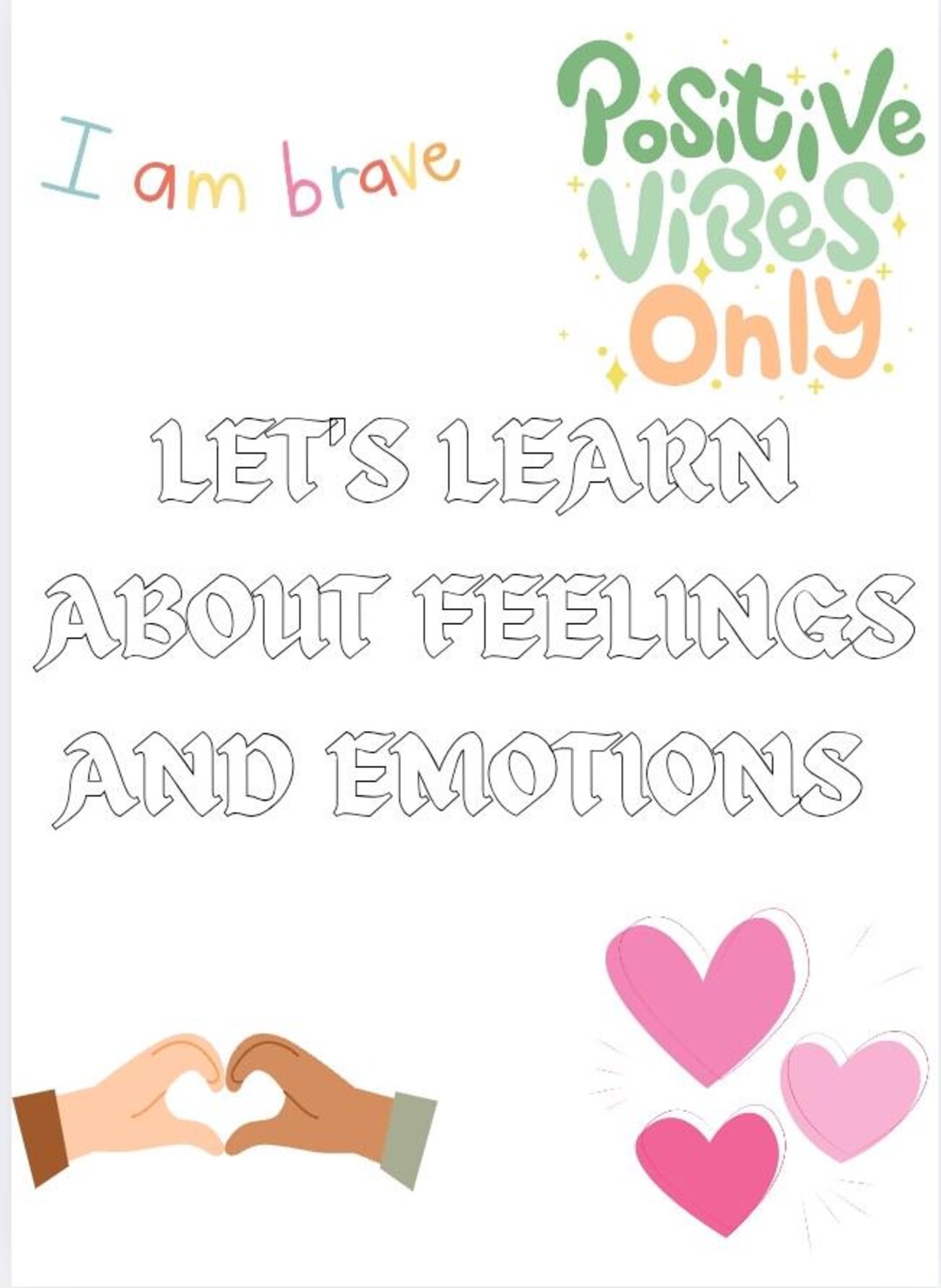 Sticker Feeling Positive Toddlers Positive Feelings - Etsy