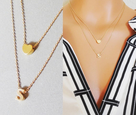 Heart long 2024 strand necklaces