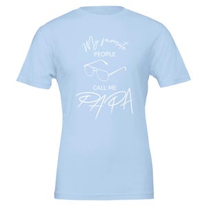 Personalisiertes Papa T-Shirt - Meine Lieblingsmenschen Nennen mich Papa - Geschenk für Papa