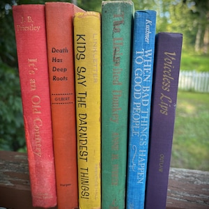 Regenbogen-Vintage-Bücher-Kollektion
