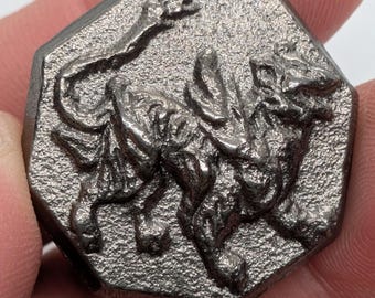 Fait main Byakko White Tiger Beigoma - Quatre bêtes sacrées Art de collection traditionnel japonais