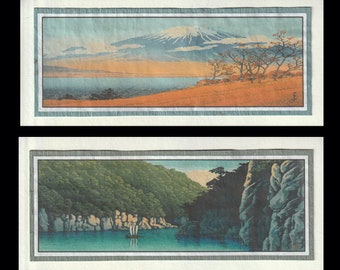 4 Blank Enlongated Cards Landscapes 21