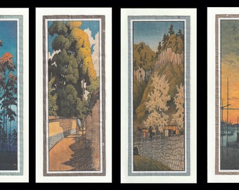 4 Blank Enlongated Cards Landscapes 29