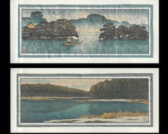 4 Blank Enlongated Cards Landscapes 22