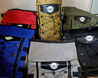 Svarog England large sissybar luggage chopper motorcycle cruiser harley davidson Bag
