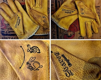 Svarog England Leather Motorcycle Gloves: Biker, Chopper, Cruiser