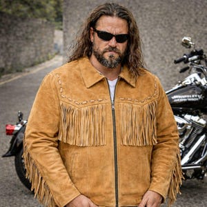 Harley Davidson Leather Jacket Suede - Etsy