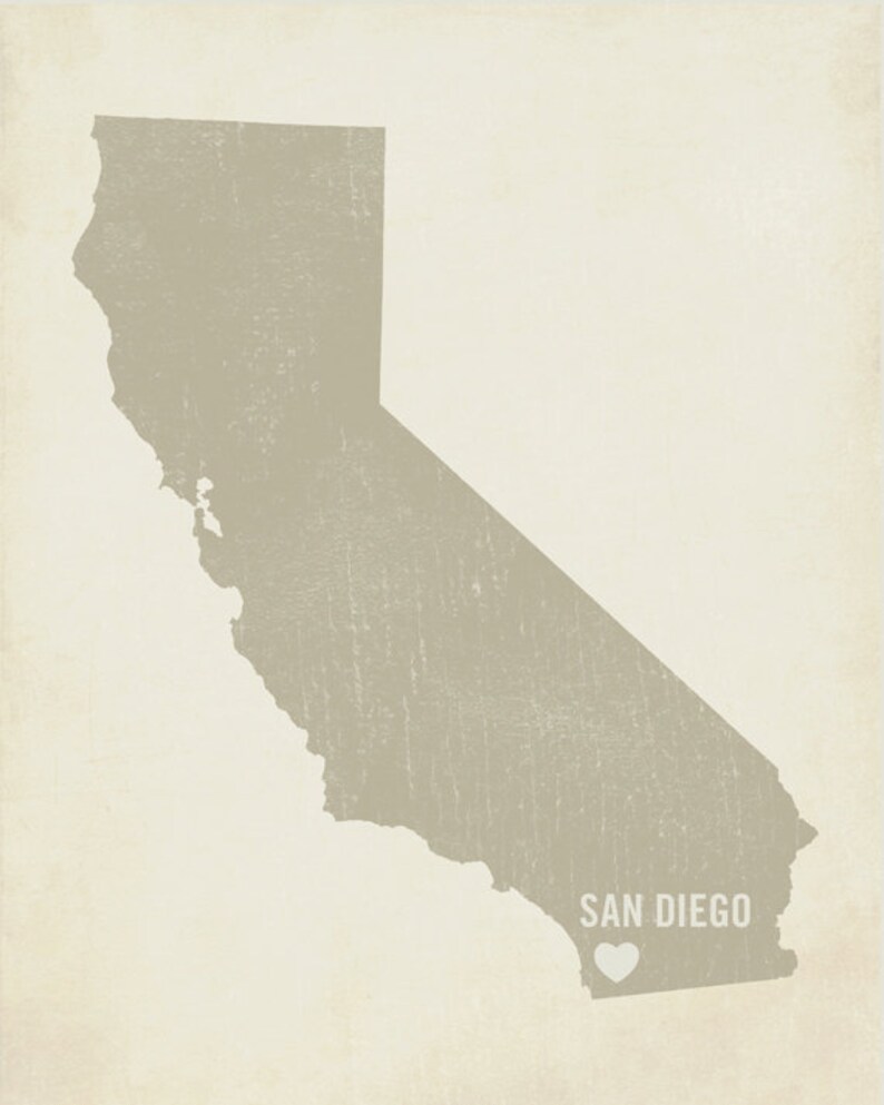 San Diego reproduction dArt Art San Diego Californie Art San Diego, Californie jaime San Diego bloc de bois Art Print image 2