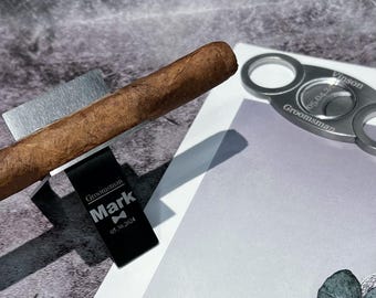 Maßgeschneiderte Zigarrenhalter für Herren - ideales Geschenk für Trauzeugen - Herrenschnitzgeschenk - Vatertagsliebling, Geschenk für ihn, bestes Geschenk, Rauchergeschenk