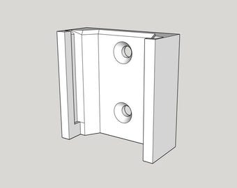 DeWalt ToughCase / Craftsman VersaStack Wall Mount STL Files (Digital Download Only)
