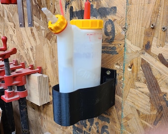 3D Printed Wall Mount FastCap Glue Bottle Holder