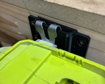 Cordless Tool Wall Mount – Black PETG Belt Clip Holder for Drill or Driver