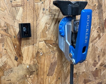 3D Printed T-Track Tool Holders: Black PETG Wall Mounts - Rockler Compatible