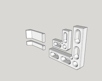 Clamping Jig Bundle | Digital 3D printing STL Files for Woodworking