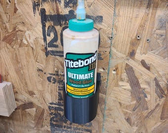 Wall Mount Titebond Glue Bottle Holder – 3D Printed Organizer