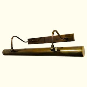 Handmade Brass Picture Light: Mid-Century Modern Art Display