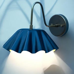 Elegant Mid Century Brass Wall Lamp | Raw Brass Wall Sconce Light Fixture