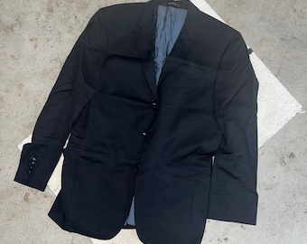 Blazer boyfriend noir Hugo Boss
