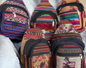 Peruvian Jewelry 9.25 with Inca meanings and Cross Bags - Hand-made, artisanal clothes Boho styles