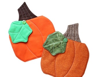 Pumpkin Hot Pad Sewing Pattern - PDF download