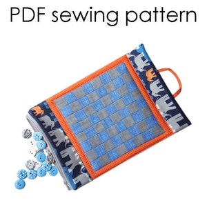 Game Board Mat Sewing Pattern - PDF download