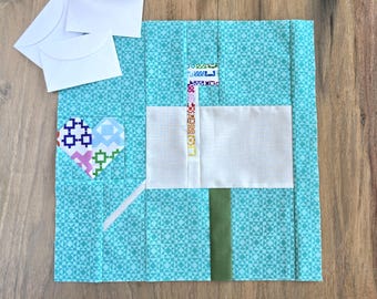 Happy Mail Quilt Block PDF Sewing Pattern
