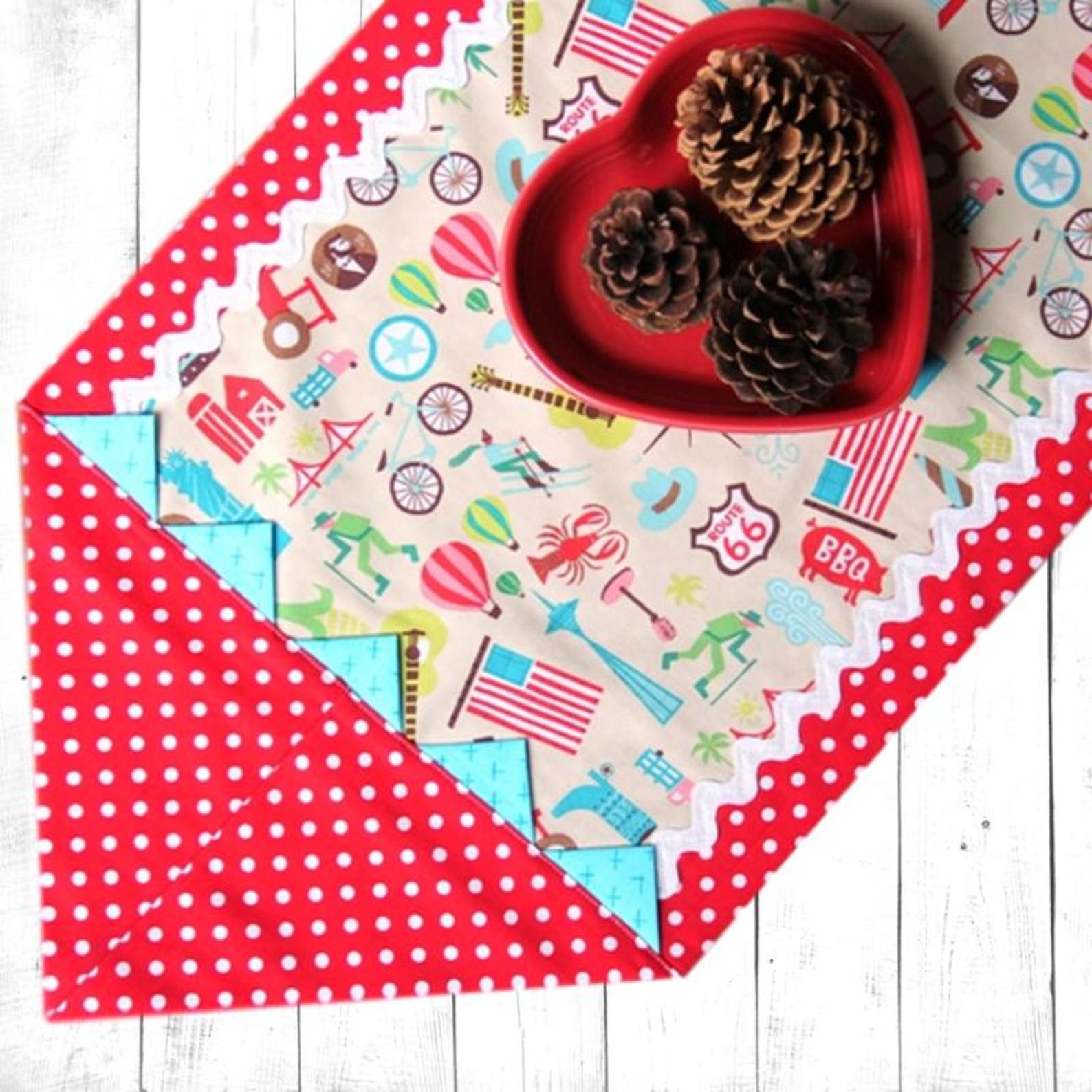 Quick Table Runner PDF Sewing Pattern - Etsy