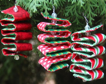 Cono di caramelle in ottone vintage, decorazioni dorate per l'albero di Natale, regalo per la padrona di casa, set da 5 - Italia