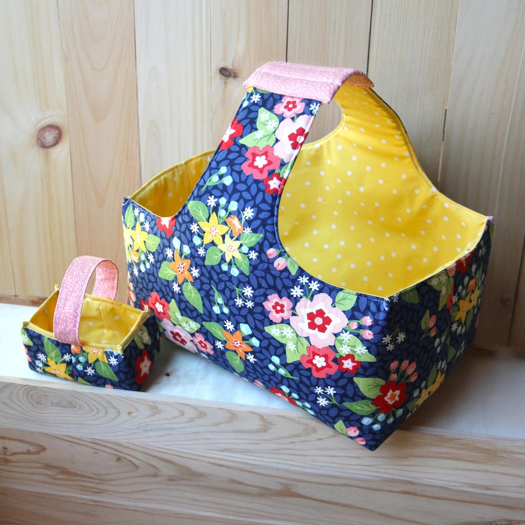 Fabric Baskets PDF Sewing Pattern - Etsy