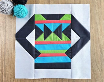 Favorite Sweater Quilt Block PDF Sewing Pattern