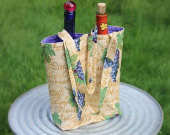 Double Beer or Wine Bag PDF Sewing Pattern