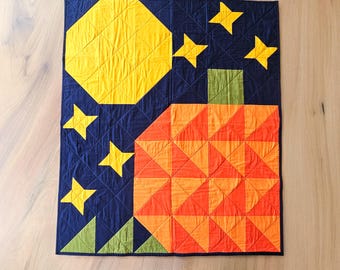 Midnight in the Pumpkin Patch Quilt PDF Sewing Pattern