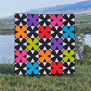 Wild Wallflowers Quilt Pattern PDF